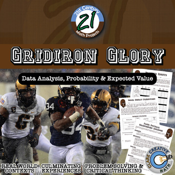 Preview of Gridiron Glory -- "Big Game" Data & Paper Football - 21st Century Math Project