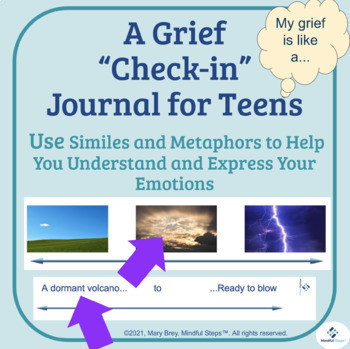Preview of Grief Journal for Teens