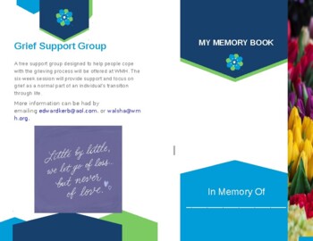 Preview of Grief Memory Book