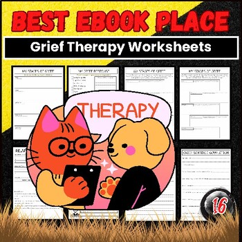 Preview of Grief Therapy Worksheets