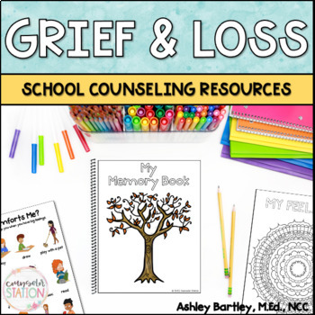 Preview of Grief & Loss Counseling Resources, Memory Book Craft, Grief Support, & Handouts