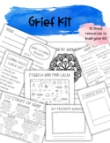 Grief kit resources/activities counselors social workers s
