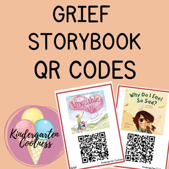 Preview of Grief themed storybook QR codes