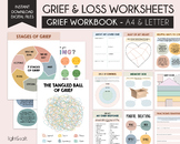 Grief worksheets, Grief journey journal, grief and loss fo