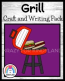 Grill Craft Writing Prompt - Father's Day, Summer, Picnic,