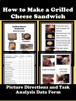 Preview of Grilled Cheese Sandwich: Cooking Recipe, Visuals, and Data Form