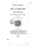Grimm's Fairy Tales and the French Penal Code