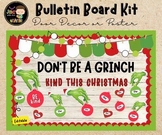 Grinch Bulletin Board Kit, Door Decoration, Christmas Clas