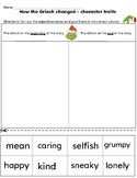 Grinch Day and Christmas Holiday Worksheets - Reading/ Mat