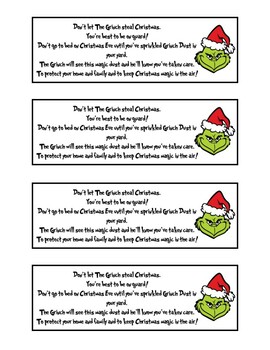 Grinch Dust by Creations by Lex | TPT