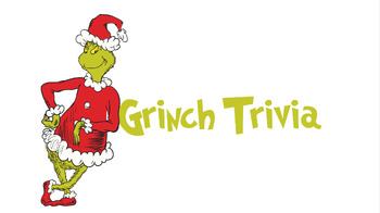 Preview of Grinch Trivia