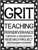 Grit: Teach Students Perseverance: Biography Research Proj