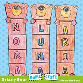 Grizzly Bear Craft for Names