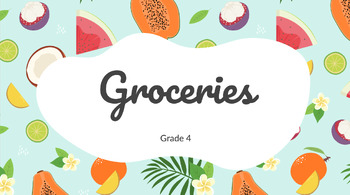Preview of Groceries - Financial Literacy