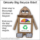 Grocery Bag Recycle Robot Craft