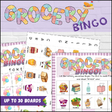 Grocery Bingo Game | Interactive Learning Adventure Kit| 3