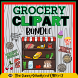 Grocery Clipart Bundle - Food, Coins and Bills!