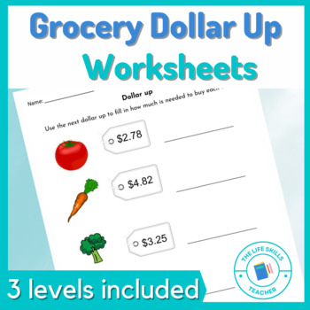 Dollar Up Worksheet, Grocery Items Under $10