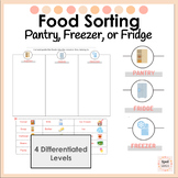 Grocery Food Sorting in Pantry Fridge and Freezer