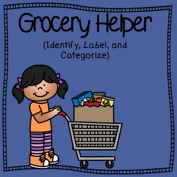 Preview of Grocery Helper (Food) *BOOM CARDS*