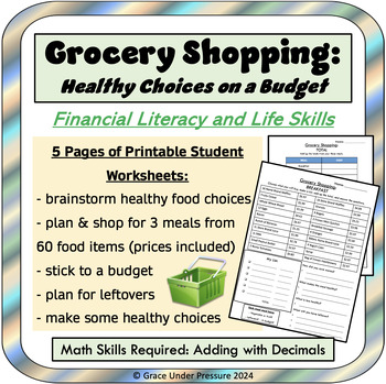 Preview of Grocery Shopping: Healthy Choices on a Budget: Financial Literacy & Life Skills