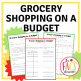 Grocery Shopping Life Skill Budget | Personal Finance | FCS