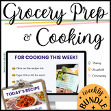 Grocery Skills Activities | Recipe, Cooking & Shopping | W