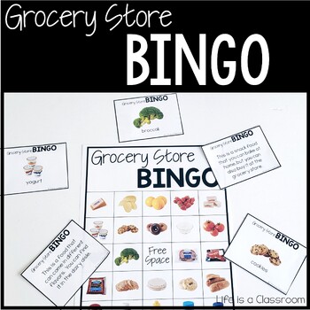 Preview of Grocery Store Bingo Game for Functional Literacy and Life Skills
