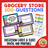 Grocery Store Community Helpers Activity: 100 Questions Di