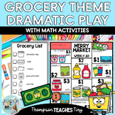 Grocery Store Dramatic Play + Math Activities