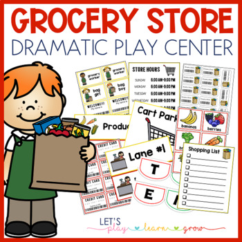 Preview of Grocery Store Dramatic Play