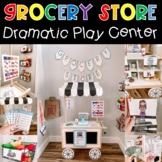 Grocery Store Dramatic Play Center and Printables Set
