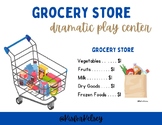 Grocery Store Dramatic Play Center/Stand Printables for Pr