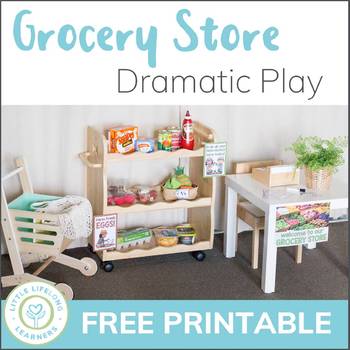 Preview of Grocery Store Dramatic Play - FREE