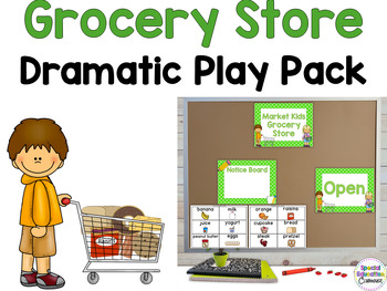 Preview of Grocery Store Dramatic Play Pack