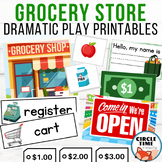 Grocery Store Dramatic Play, Printable Activities, Pretend