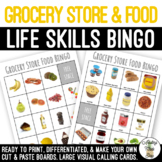 Grocery Store & Food BINGO Game
