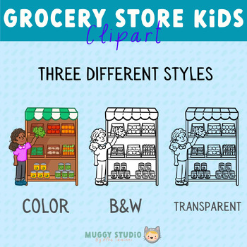 Grocery Store Kids Clipart