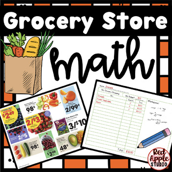 Preview of Grocery Store Math - Basic Operations