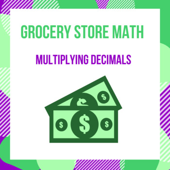 Preview of Grocery Store Math - Multiplying Decimals