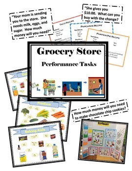 Preview of Grocery Store Performance Tasks