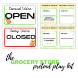 Grocery Store Printables Pretend Play Kit