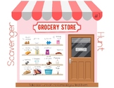 Grocery Store Scavenger Hunt Life Skills Shopping Daily Li