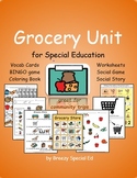 Grocery Store Unit for Community Trips {Special Education }