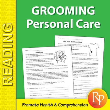 Preview of Functional Life Skills Worksheets - Grooming Personal Care Activities