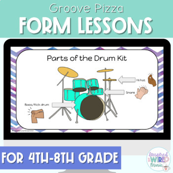 Preview of Groove Pizza Lesson Plans to Teach Musical Form | Digital & Printable