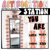 Groovvy Retro Affirmation Station | Positive Affirmations Mirror