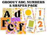 Groovy ABC, 123, Shapes Posters