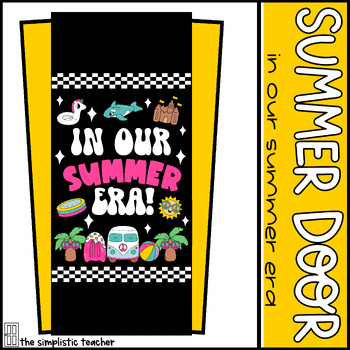 Preview of Groovy Boho End of Year Summer Era Swiftie Bulletin Board Kit- Door Decoration