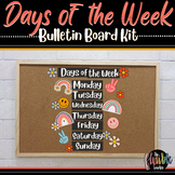 Groovy Boho Rainbow | Days of the Week | Bulletin Board Kit